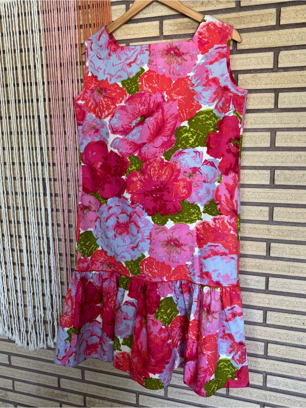 70's Floral Shift Dress - NEW - Size 8 - 10 - Summer Shift - Floral Summer Dress - Picture 10 of 11